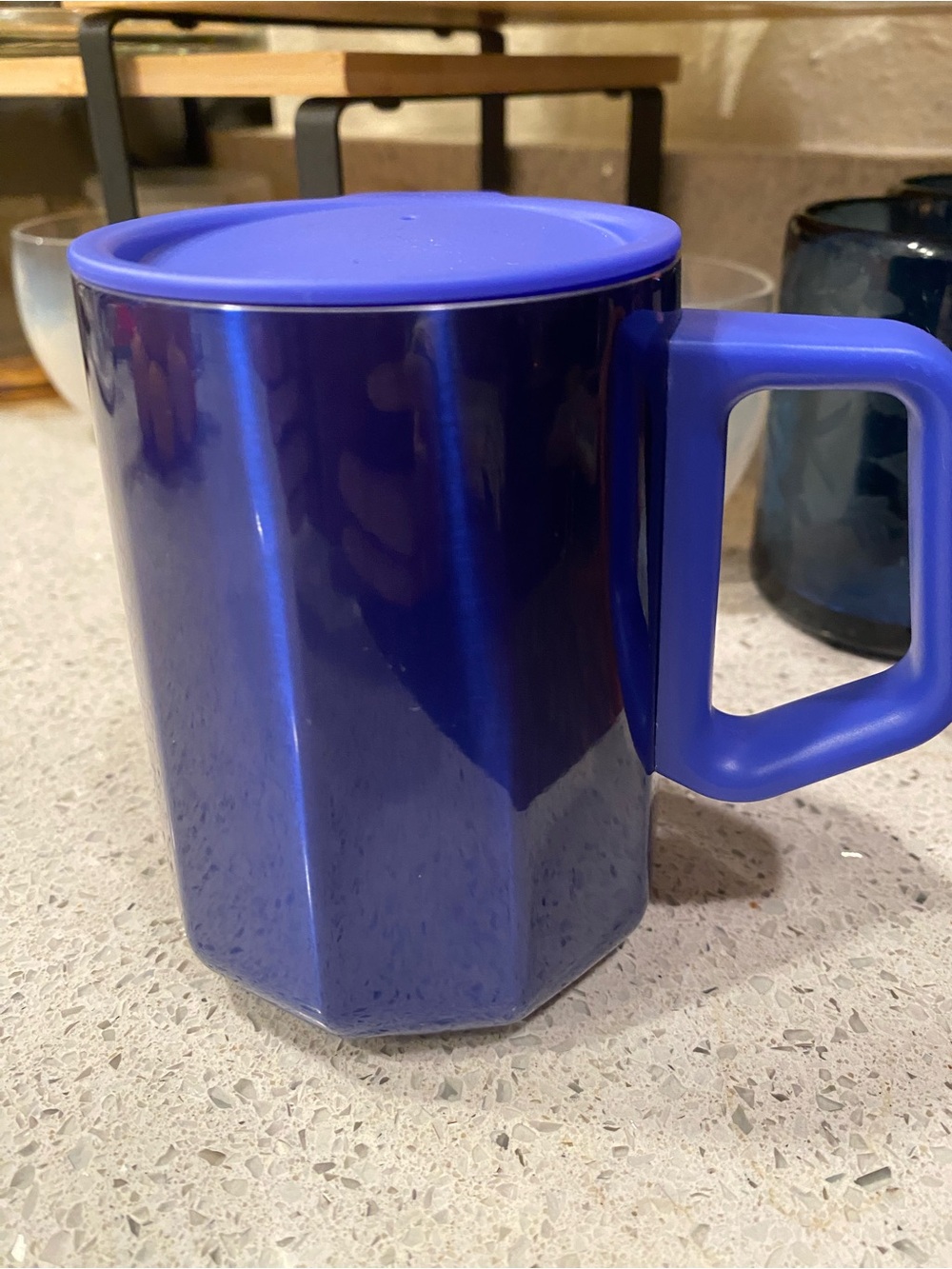 NWT Starbucks Blue Insulated Travel Mug with Lid